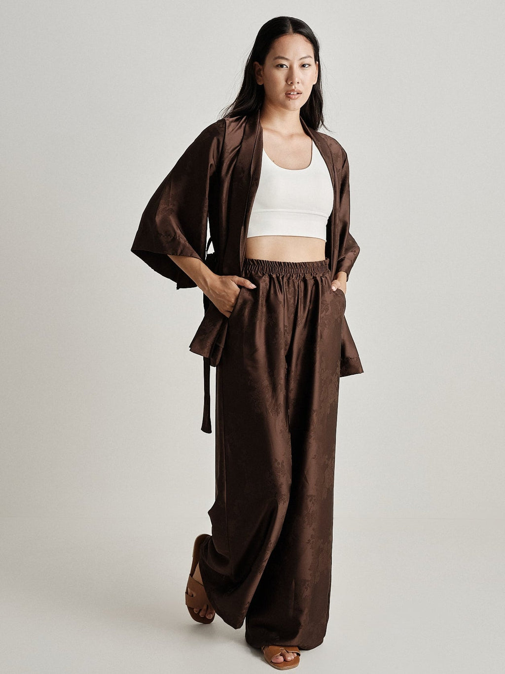 Kimono set Sable rouge