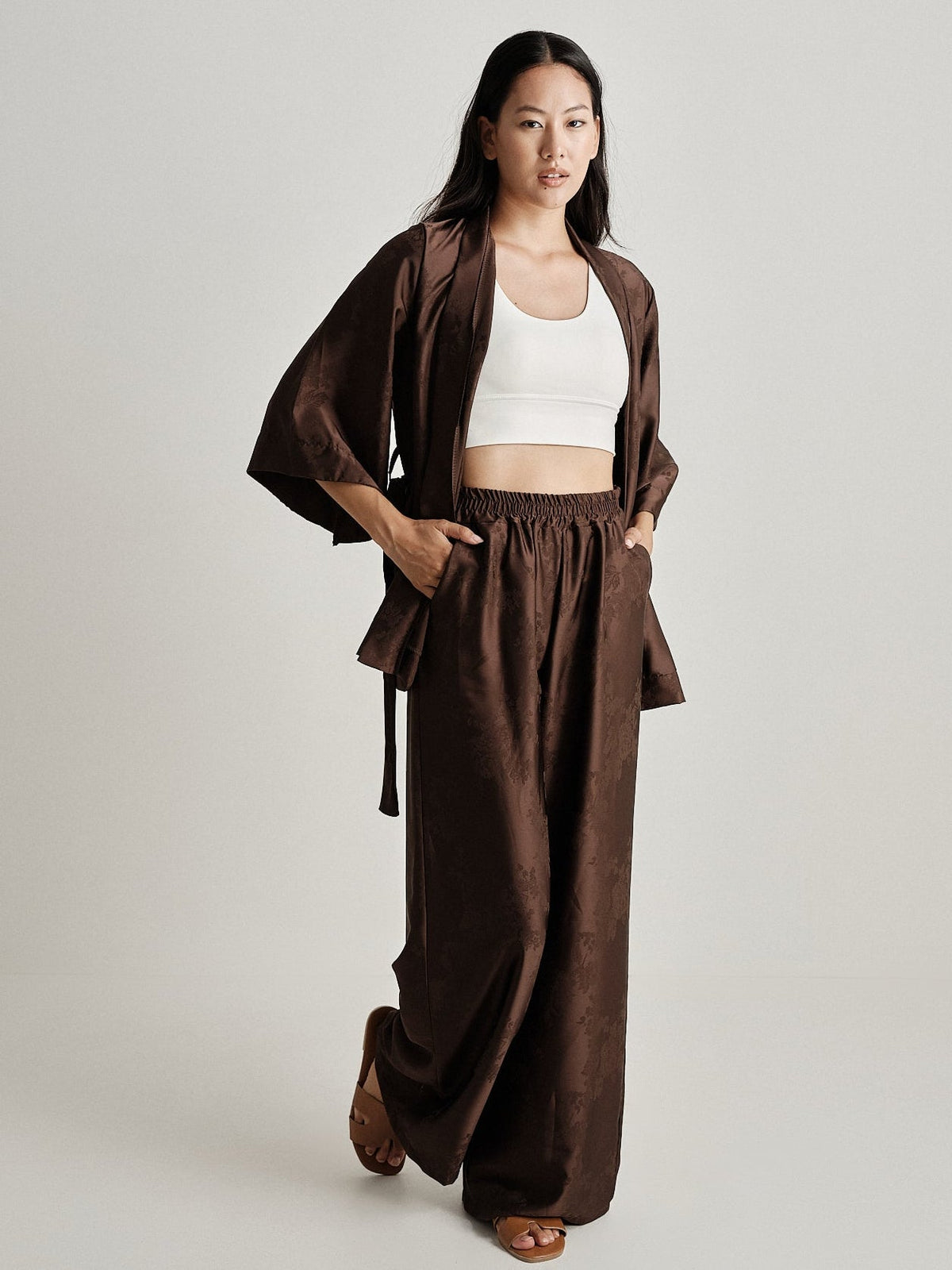Kimono set Sable rouge
