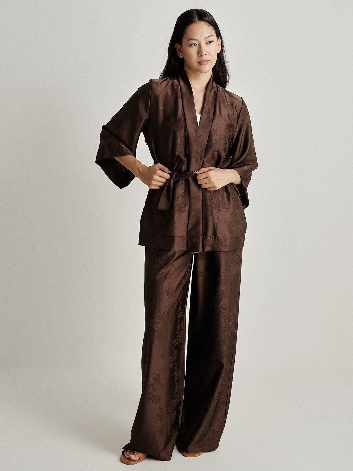 Kimono set Sable rouge