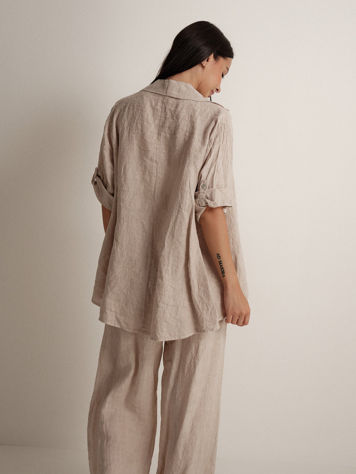 Camicia in puro lino