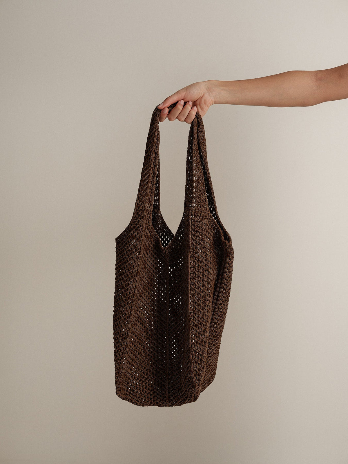 Borsa Côte in macramè