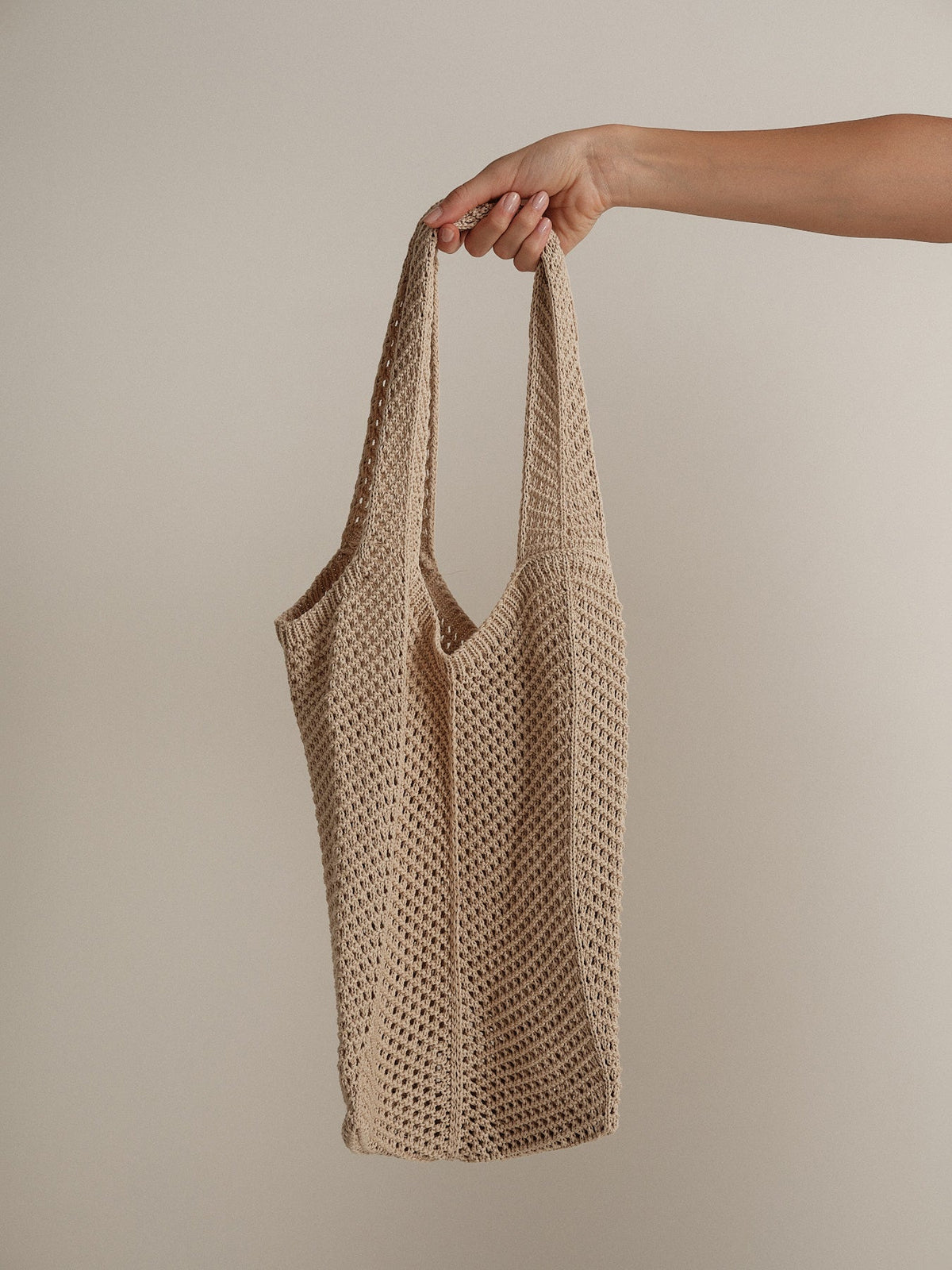 Borsa Côte in macramè