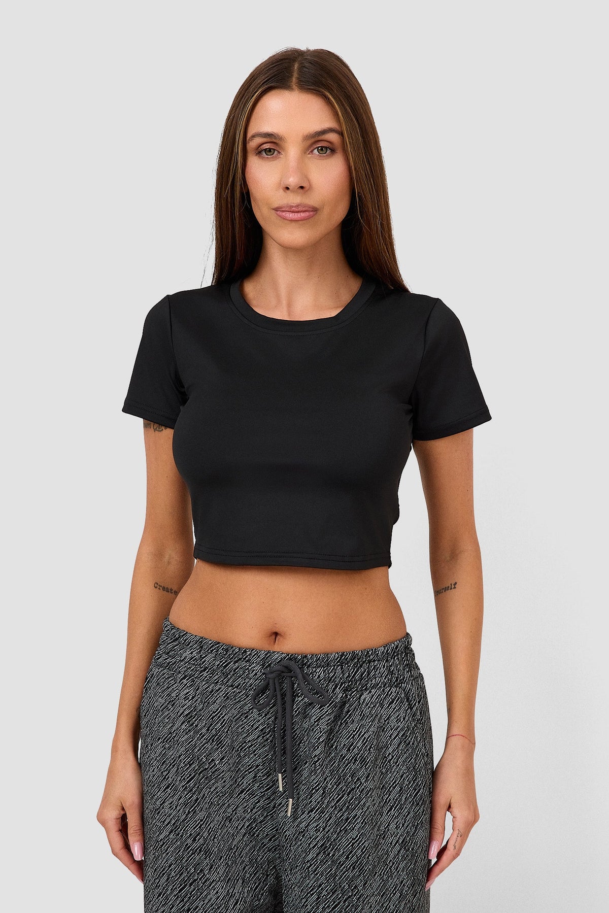 Crop Top Lyra a manica corta