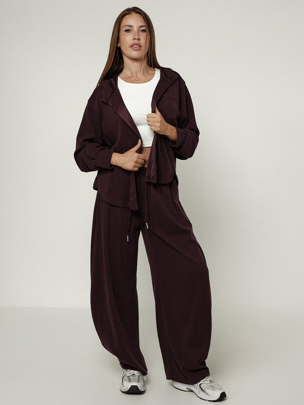 Coordinato hoodie wide